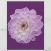 Foldable Wedding Reserved Dahlia Paarse Floral (Achterkant)
