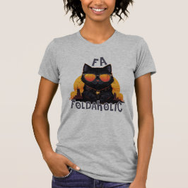 Foldaholic: Purrfectly Retro T-shirt