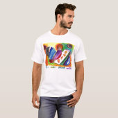 Folded Abstraction No. 1-08 T-shirt (Voorkant volledig)