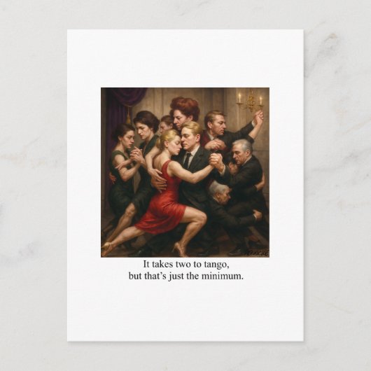 Folded Announcement Card Aankondigingskaart (Voorkant)