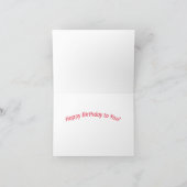 Folded Birthday Card Bedankkaart (Binnen)