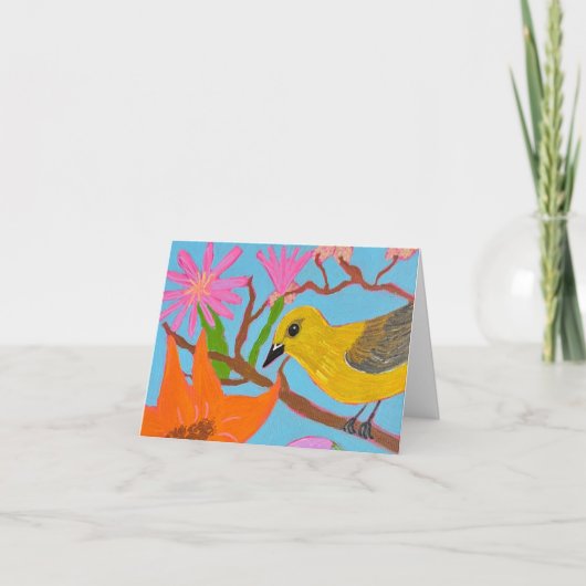 Folded blank card - Spring Pleasures Bedankkaart (Voorkant)