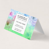 Folded Business Card Visitekaartje (Achterkant)