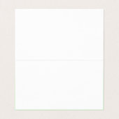 Folded Business Card Visitekaartje (Binnenkant ongevouwen)