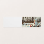 Folded Business Card Visitekaartje (Buitenkant ongevouwen)