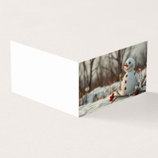 Folded Business Card Visitekaartje (Buitenkant)