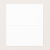 Folded Business Card Visitekaartje (Binnenkant ongevouwen)