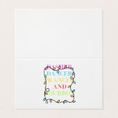 Folded Business Card Visitekaartje (Buitenkant ongevouwen)