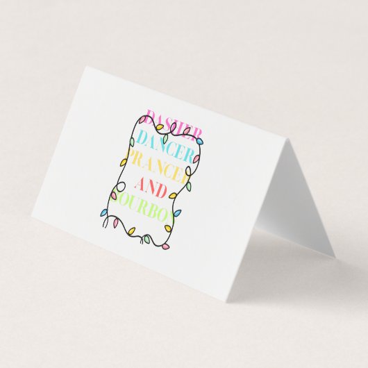 Folded Business Card Visitekaartje (Voorkant)