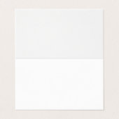 Folded Business Card Visitekaartje (Buitenkant ongevouwen)