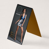 Folded Business Card Visitekaartje (Achterkant)