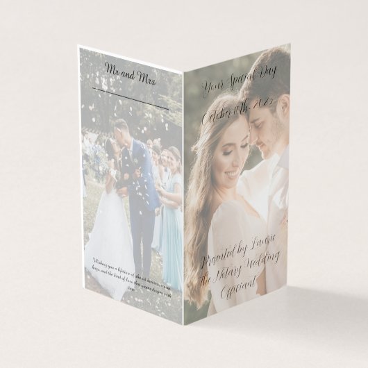 Folded Card Kaart (Buitenkant)