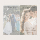 Folded Card Kaart (Buitenkant ongevouwen)