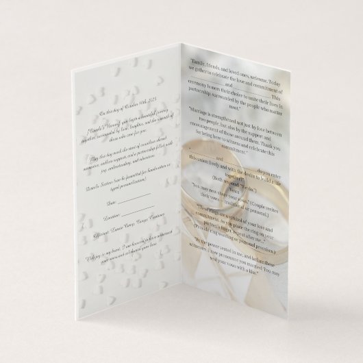 Folded Card Kaart (Binnen)
