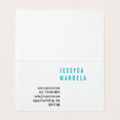 Folded Card M Version  Kaart (Binnenkant ongevouwen)