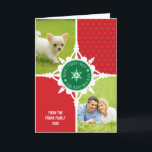 FOLDED CHRISTMAS PHOTO CARD: snowflake dissected Feestdagen Kaart<br><div class="desc">Originele illustratie en ontwerp © om gewoon zoete PAPERIE 2012 - - - - - - - - - - - - - - - - - - - - - - - - - - - - - - - - - - - - - - - - -...</div>