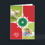 FOLDED CHRISTMAS PHOTO CARD: snowflake dissected Feestdagen Kaart<br><div class="desc">Originele illustratie en ontwerp © om gewoon zoete PAPERIE 2012 - - - - - - - - - - - - - - - - - - - - - - - - - - - - - - - - - - - - - - - - -...</div>