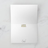 Folded Easter Greeting Card Kaart (Binnen)