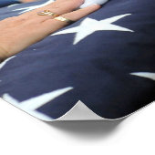Folded Flags Memorial Poster (Hoek)