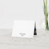 Folded Funeral Thank You Card – With Gratitude Bedankkaart (Achterkant)