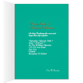 Folded Green & Gold Marble Card (Binnen (Rechts))