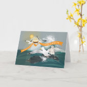 Folded Greeting Card 'Bebaggled' Kaart (Gele Bloem)