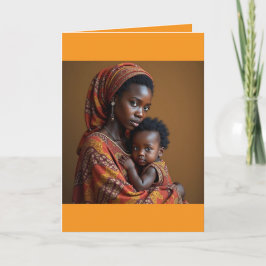 Folded Greeting Card for Mother's Day Kaart