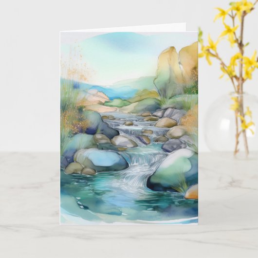 Folded Greeting Card Kaart (Gele Bloem)