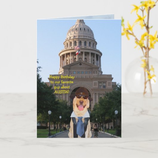 Folded Greeting Card Kaart (Gele Bloem)