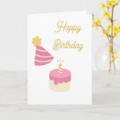 Folded Greeting Card Kaart (Gele Bloem)