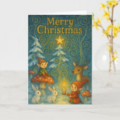 Folded Greeting Card Kaart (Gele Bloem)