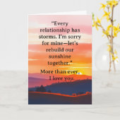 Folded Greeting Card Kaart (Gele Bloem)