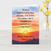 Folded Greeting Card Kaart (Gele Bloem)