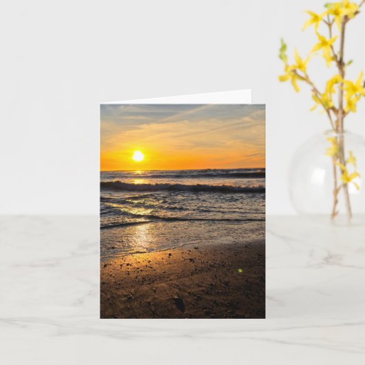 Folded Greeting Card Kaart (Gele Bloem)