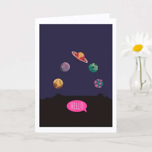 Folded Greeting Card Kaart (Kleine Plant)