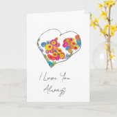 Folded Greeting Card Kaart (Gele Bloem)