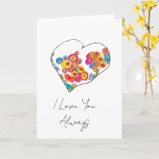 Folded Greeting Card Kaart (Gele Bloem)