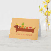 Folded Greeting Card "Please get well very soon" Kaart (Gele Bloem)