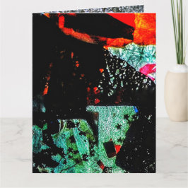 Folded Greeting Card Recycled plastic photo print Kaart