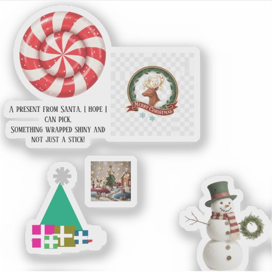 Folded Greeting Card Sticker (Voorkant)