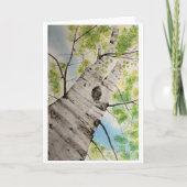 Folded Greeting Card with Original Watercolor Kaart (Voorkant)