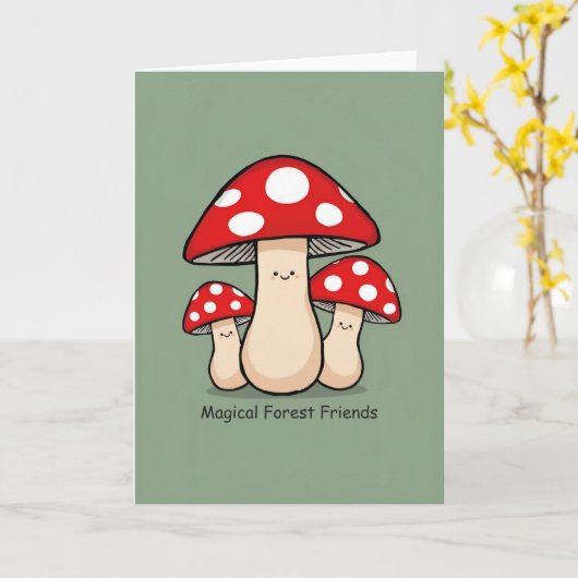 Folded Greeting Cards Kaart (Gele Bloem)