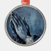 Folded Hands Prayer - Durer Metalen Ornament (Voorkant)