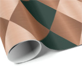 Folded Harlequin, Brown-Black-GIFT WRAPPING PAPER Cadeaupapier (Rol Hoek)