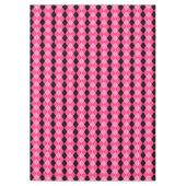 Folded Harlequin, roze-zwart-60x84 TABLECLOTH Tafelkleed (Voorkant)