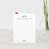 Folded Holiday Card   :Birth Of Jesus Christ  Feestdagen Kaart (Achterkant)