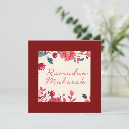 Folded Holiday Card Feestdagenkaart (Staand voorkant)