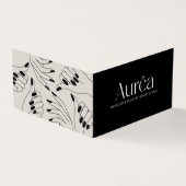 Folded Loyalty Beauty Salon Business Card Visitekaartje (Buitenkant)