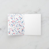 Folded Memorial Day Uitnodiging (Binnen)