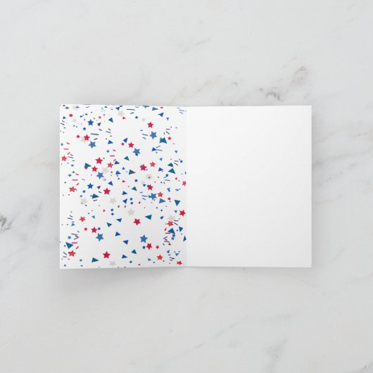 Folded Memorial Day Uitnodiging (Binnen)